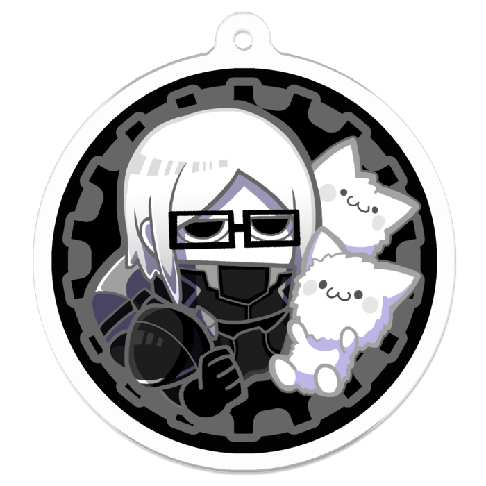 アクリルキーホルダー - 50 x 50 (mm)