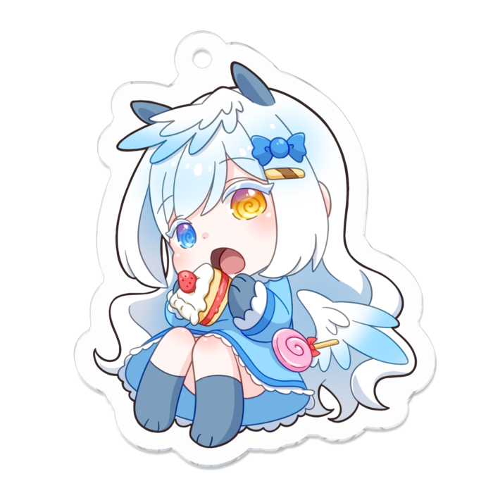 アクリルキーホルダー - 50 x 50 (mm)