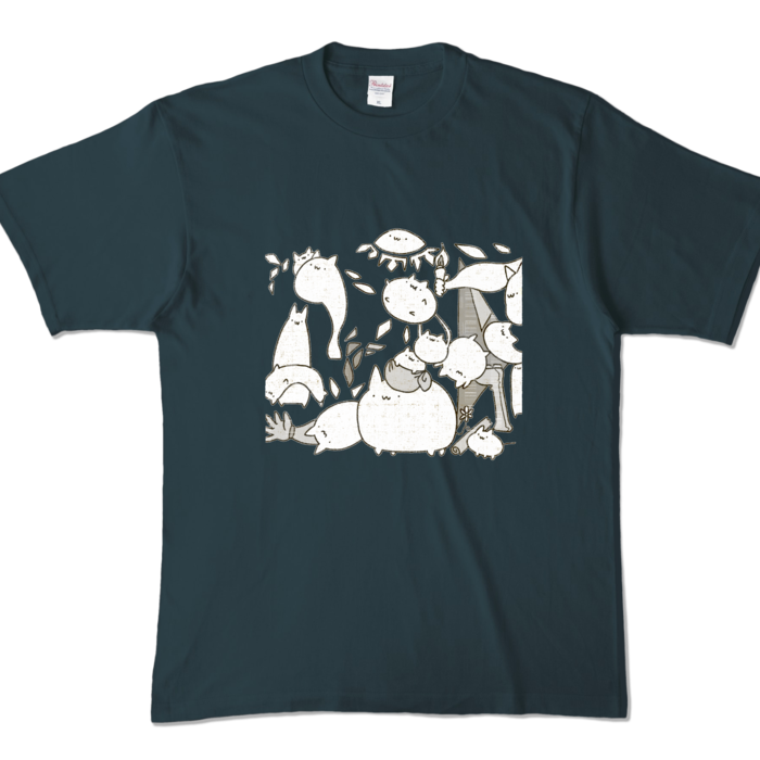カラーTシャツ - XL - デニム (濃色)