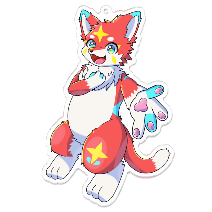 アクリルキーホルダー - 100 x 100 (mm)