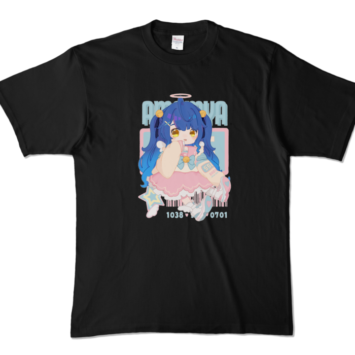 カラーTシャツ - XL - ブラック 