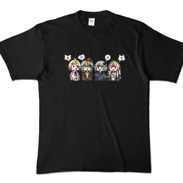 カラーTシャツ - XL - ブラック (濃色)