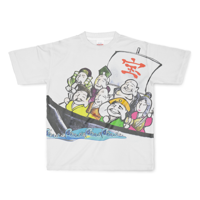 フルグラフィックTシャツ - L - 正面印刷のみ