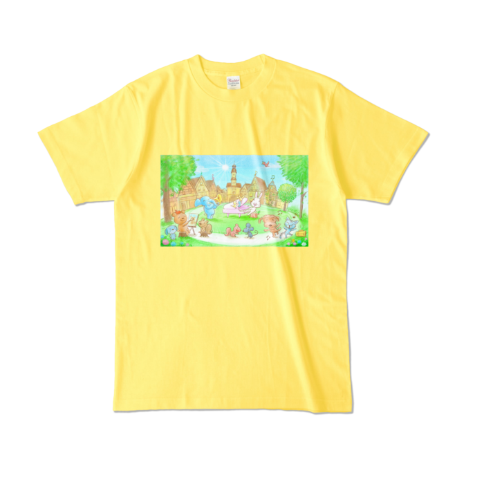 カラーTシャツ - L - イエロー (濃色)