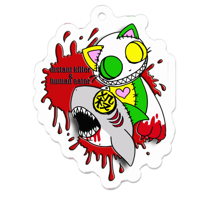 アクリルキーホルダー - 50 x 50 (mm)