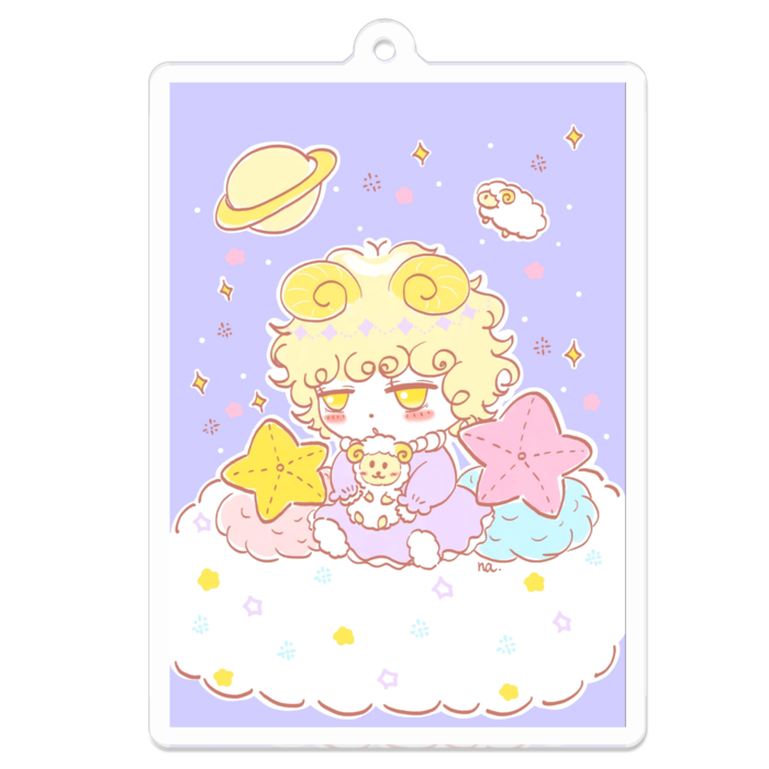 アクリルキーホルダー - 70 x 70 (mm)