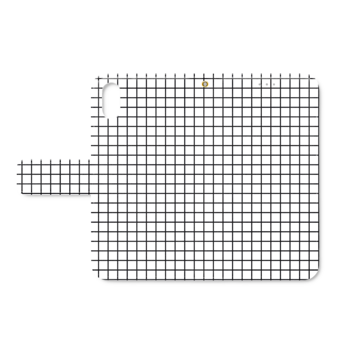 手帳型iPhoneケース - iPhone XS / X - ストラップ穴 あり
