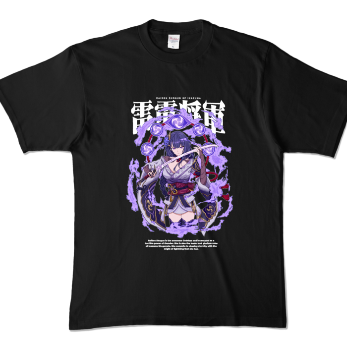カラーTシャツ - XL - ブラック (濃色)