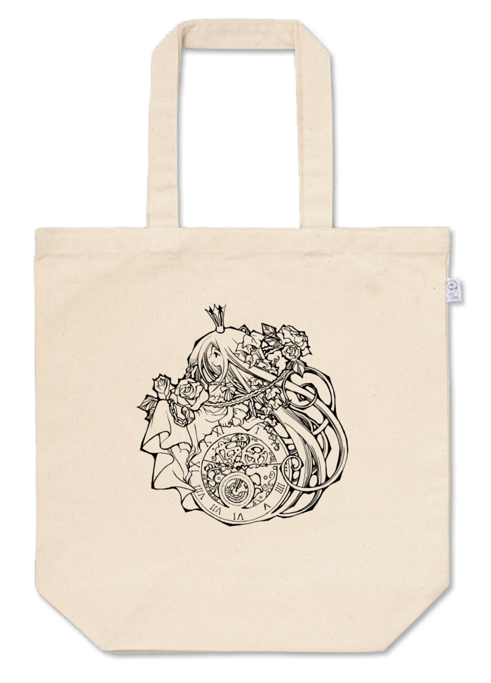 トートバッグ - M - プリント面積中 - ナチュラル