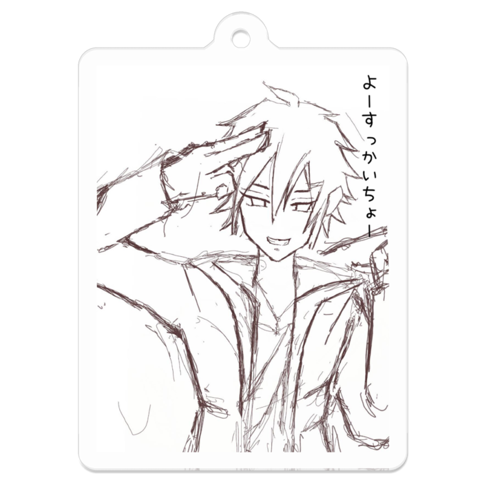 アクリルキーホルダー - 50 x 50 (mm)