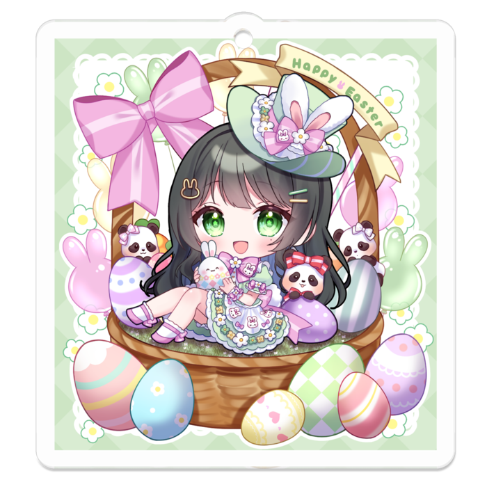 アクリルキーホルダー - 50 x 50 (mm)