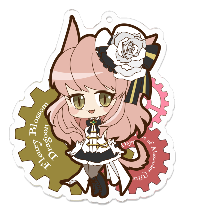 アクリルキーホルダー - 70 x 70 (mm)