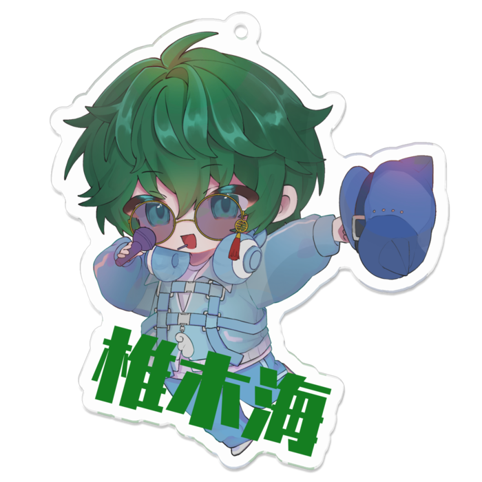 アクリルキーホルダー - 70 x 70 (mm)