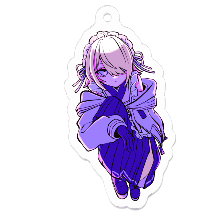 アクリルキーホルダー（コーティング） - 50 x 50 (mm)