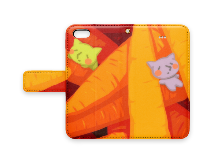 手帳型iPhoneケース - iPhone 5 / SE - ストラップ穴 あり