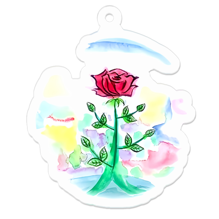 アクリルキーホルダー - 50 x 50 (mm)