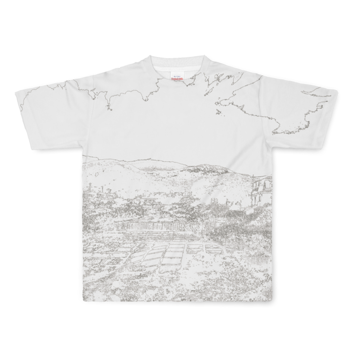 フルグラフィックTシャツ - L - 正面印刷のみ