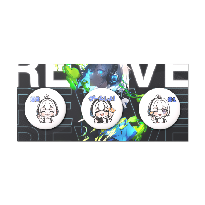 缶バッジセット - 3個セット