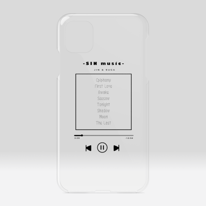 クリアiPhoneケース - iPhone11