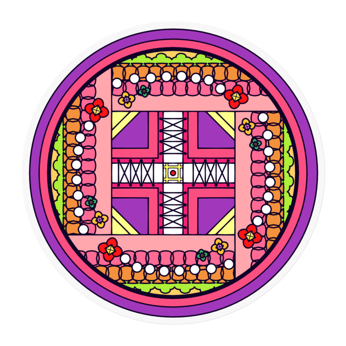 ステッカー - 100 x 100 (mm)