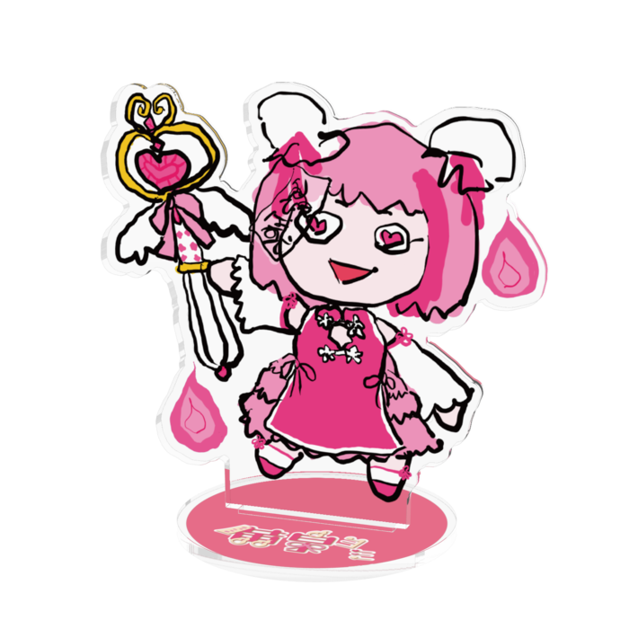 ヨミのげいじゅつてきなあくりるふぃぎゅあ - 100x100mm