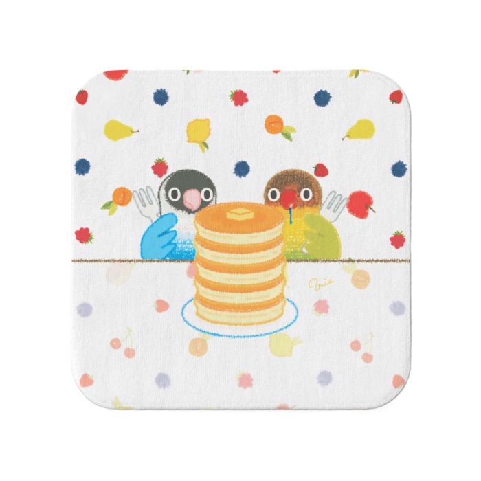 ボタン -ホットケーキタオル- 小