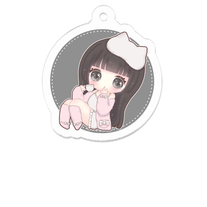 アクリルキーホルダー - 50 x 50 (mm)