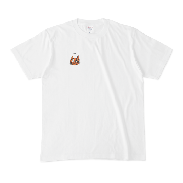 サビ猫Tシャツ - M - 白