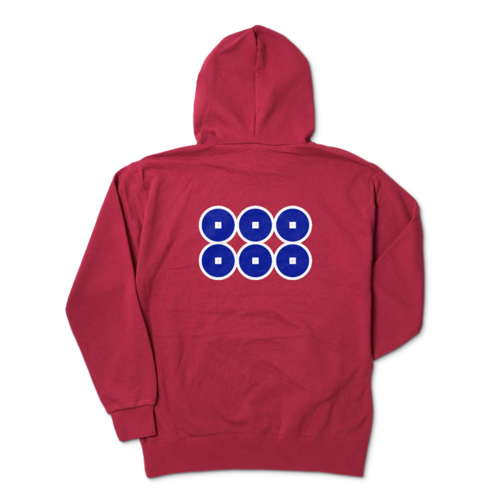 パーカー - XL - バーガンディ