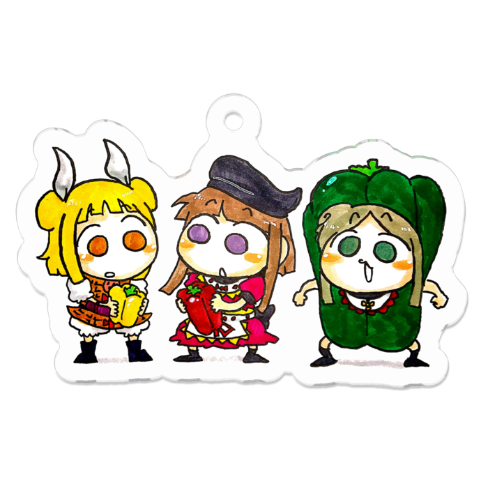 アクリルキーホルダー - 50 x 50 (mm)