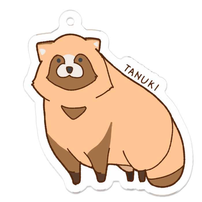 アクリルキーホルダー - 50 x 50 (mm)