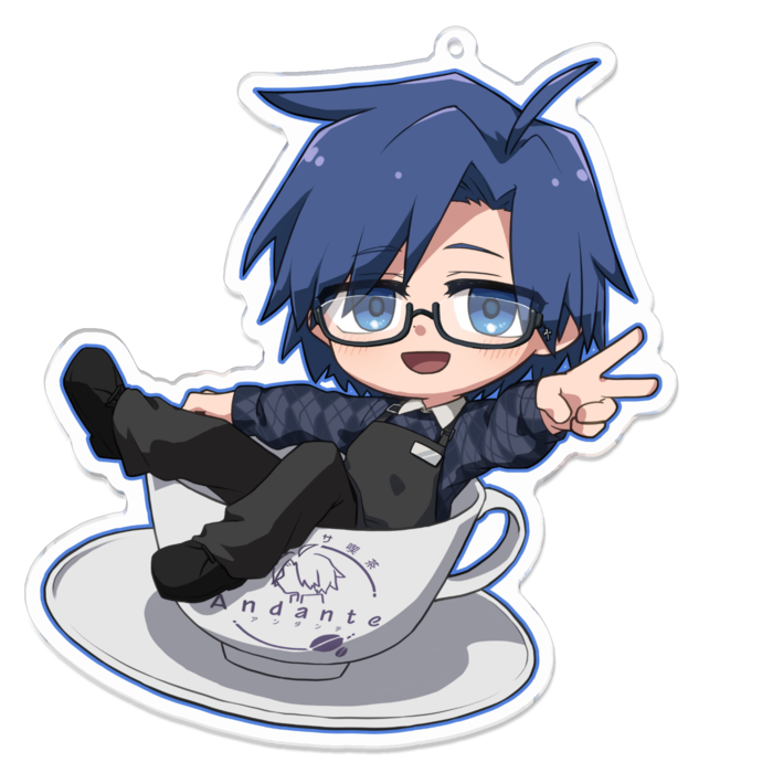 アクリルキーホルダー - 100 x 100 (mm)Paka