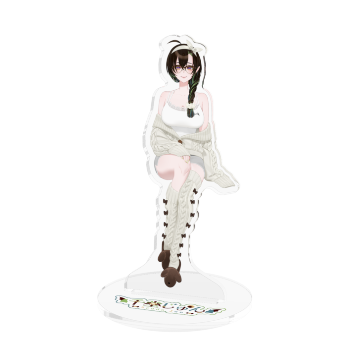 三つ編みじゅんじゅん_100x100mm