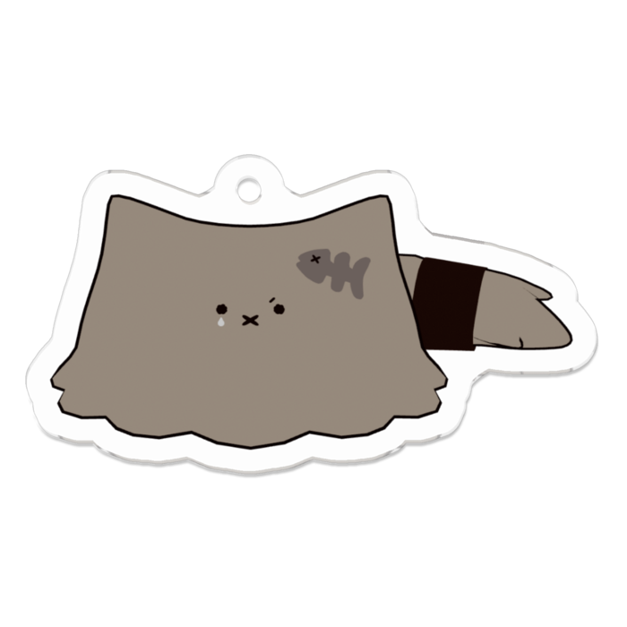 アクリルキーホルダー - 50 x 50 (mm)(悲しみキプ）