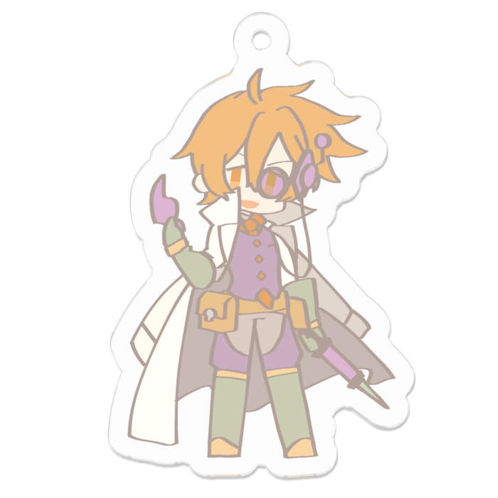 アクリルキーホルダー - 50 x 50 (mm)