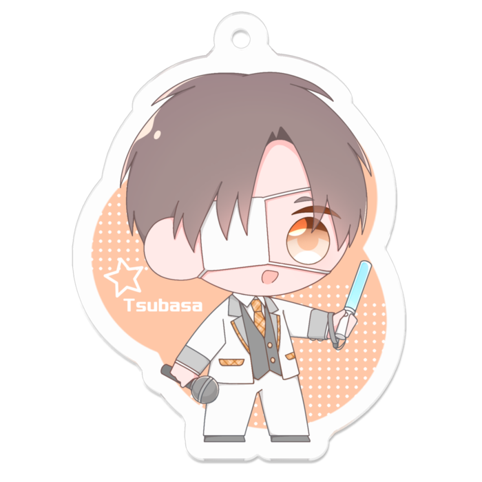 アクリルキーホルダー（コーティング） - 50 x 50 (mm)