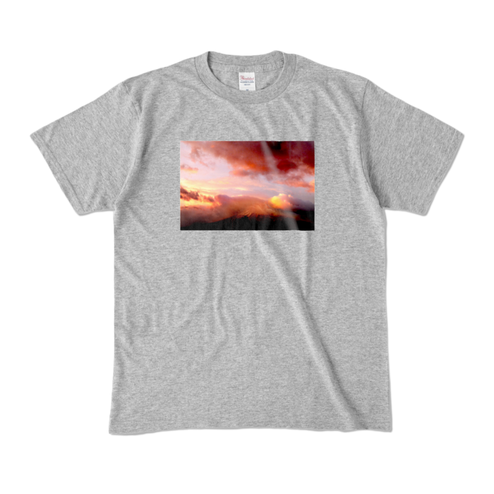 カラーTシャツ - M - 杢グレー (濃色)