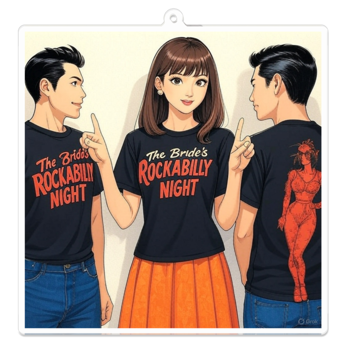 アクリルキーホルダー - 100 x 100 (mm)