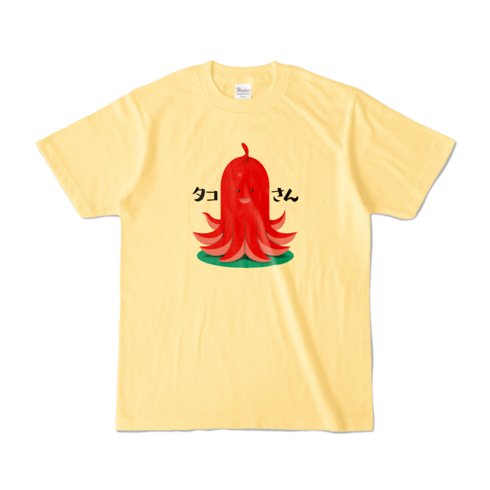 カラーTシャツ - S - ライトイエロー (淡色)