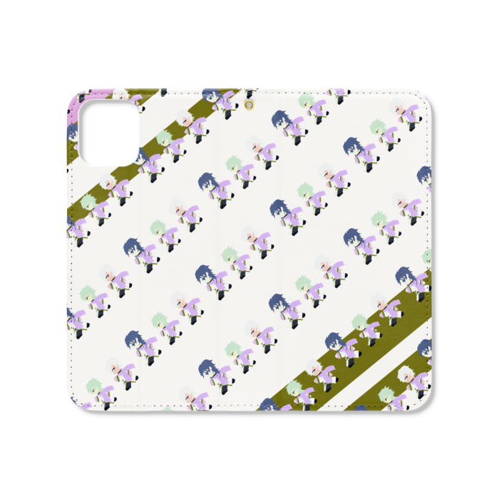 手帳型iPhoneケース（ベルトなし） - iPhone 11 - ストラップ穴 あり