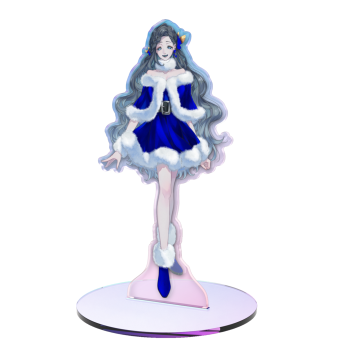 青サンタ_通常_オーロラアクスタ - 160 × 160mm