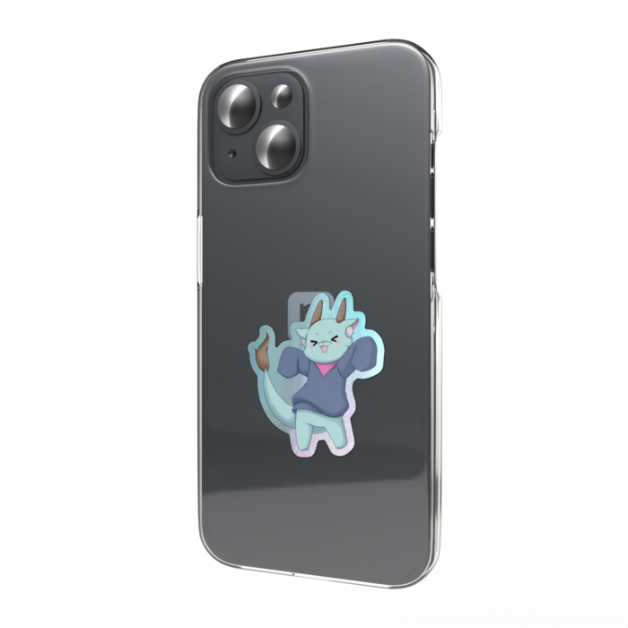 オーロラスマホステッカー - 縦