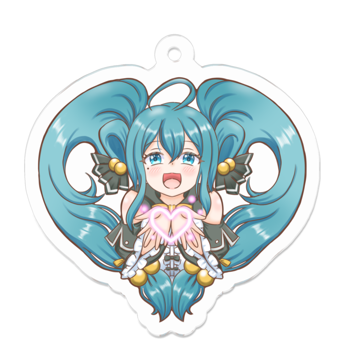 アクリルキーホルダー - 50 x 50 (mm)