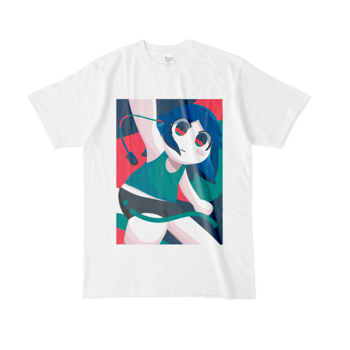 Tシャツ - L - 白(前面)