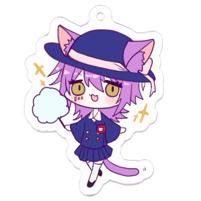 アクリルキーホルダー - 50 x 50 (mm)