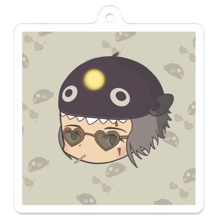 アクリルキーホルダー - 50 x 50 (mm)