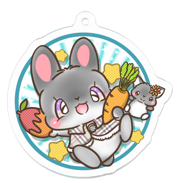 アクリルキーホルダー - 50 x 50 (mm)