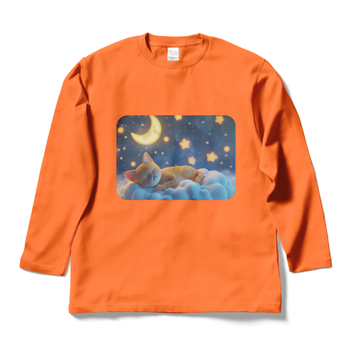 ロングスリーブTシャツ - L - オレンジ