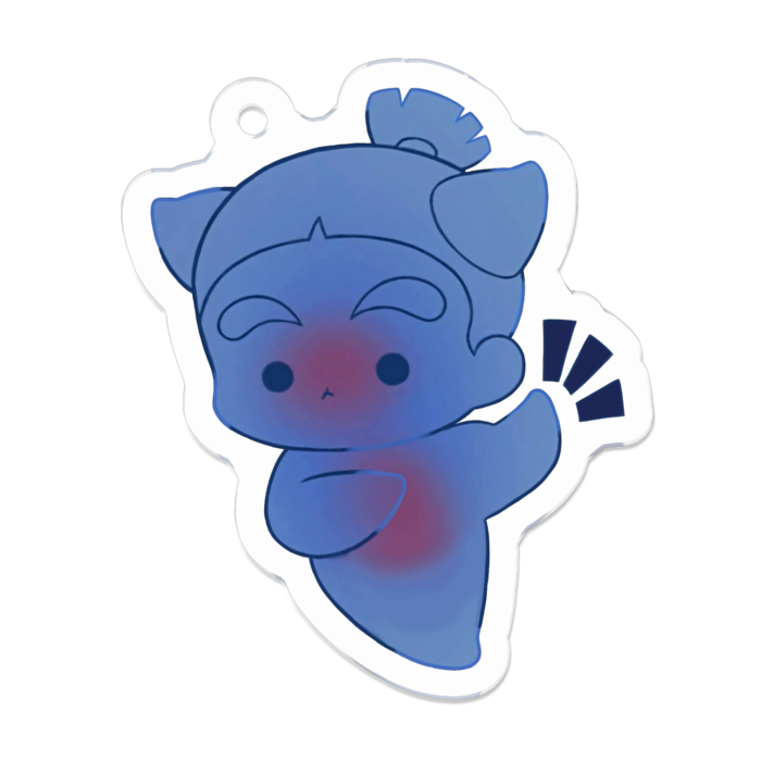 アクリルキーホルダー - 50 x 50 (mm)