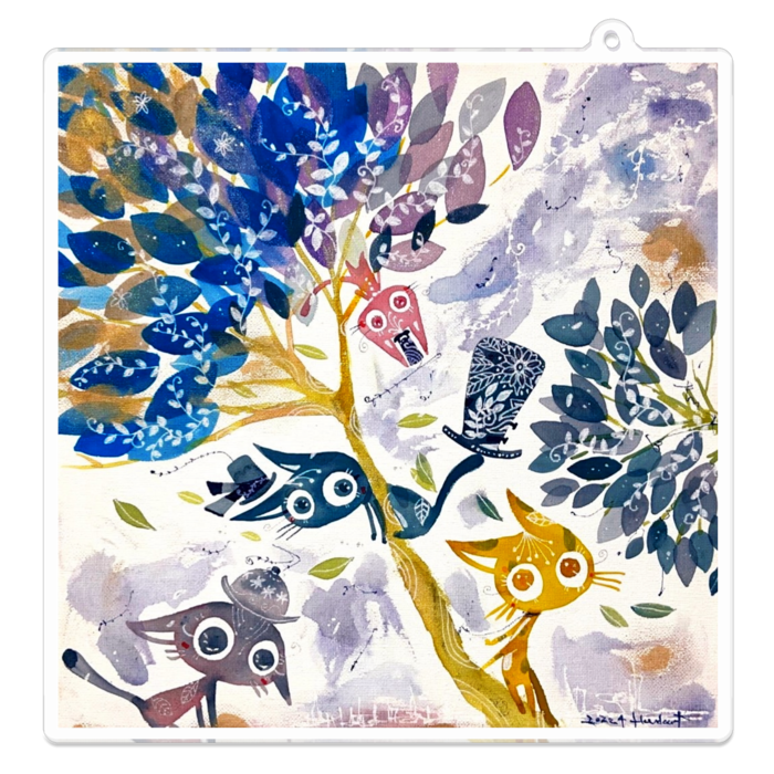 アクリルキーホルダー - 100 x 100 (mm)